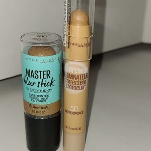 Set of Maybelline Blur Stick & Corrector